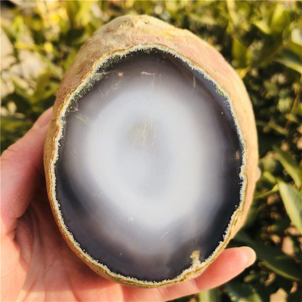 Cristallo Naturale del 270-350 g Pietra di Agata Grezza Naturale Cristallo di guarigione Grezza Cristallo di Pietra di Potere dell'agata Collezioni di casa