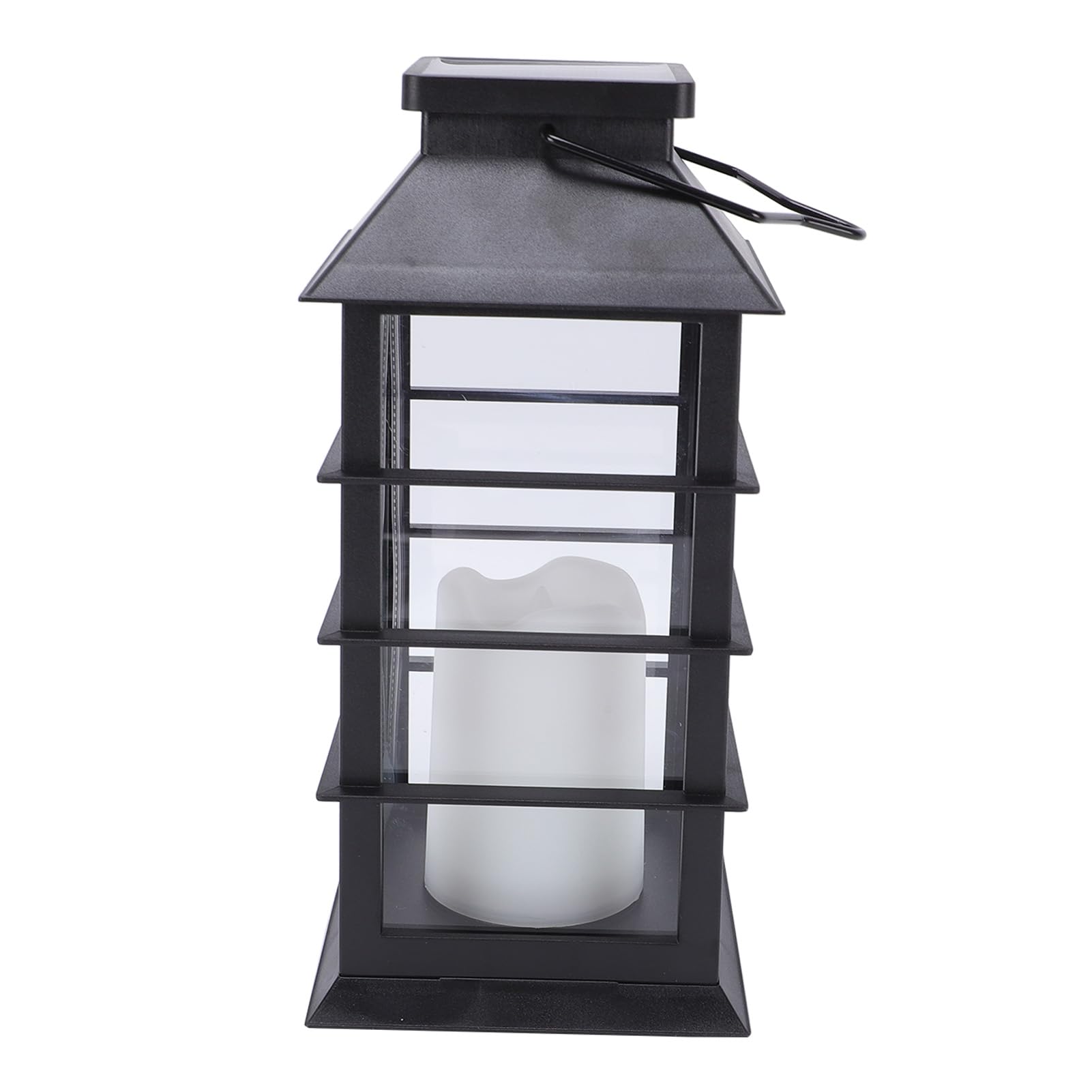Lanterne Solaire LED de Jardin, Flamme Scintillante Décorative