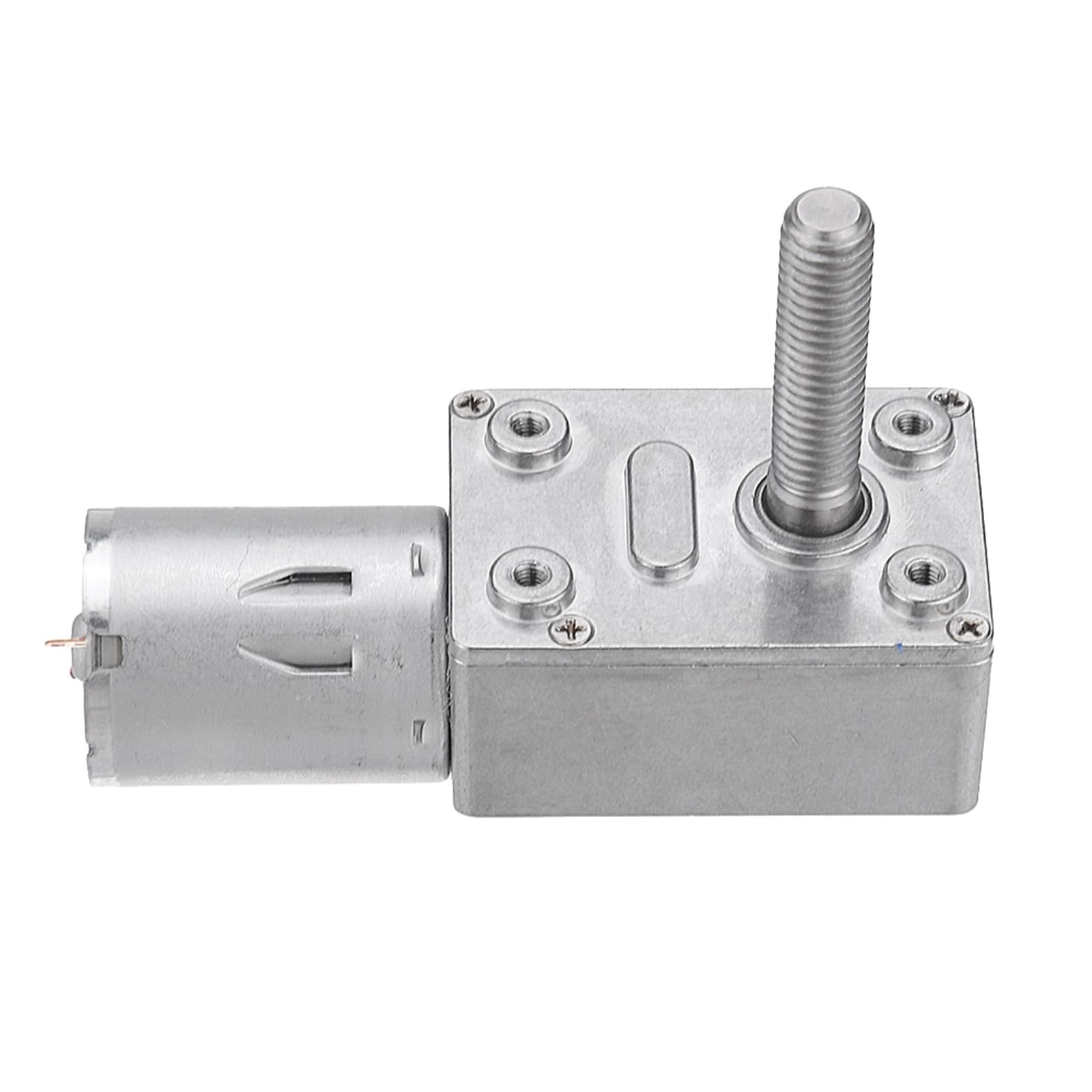 JGY370 Riduttore Motoriduttore M8 Vite Albero 33mm DC 6V 12V 24V Motoriduttore a vite senza fine Coppia elevata Riduttore autobloccante Motoriduttore 1Pcs(30rpm,12V)
