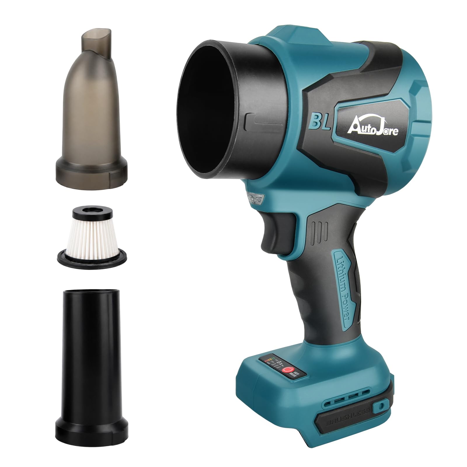2 w 1 mini dmuchawa akumulatorowa i odkurzacz ręczny, kompatybilny z Makita 18 V