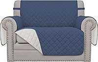 Vista 186 de Easy-Going Funda de Sofá Reclinable Reversible Funda de Sofá Resistente al Agua Funda de Sillón Protector de Muebles con Correas Elásticas