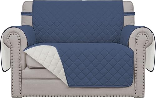 Miniatura 41 de Easy-Going - Funda de sofá reversible para sofá de 3 cojines, funda protectora de muebles para perros y gatos, resistente al agua con tubos de