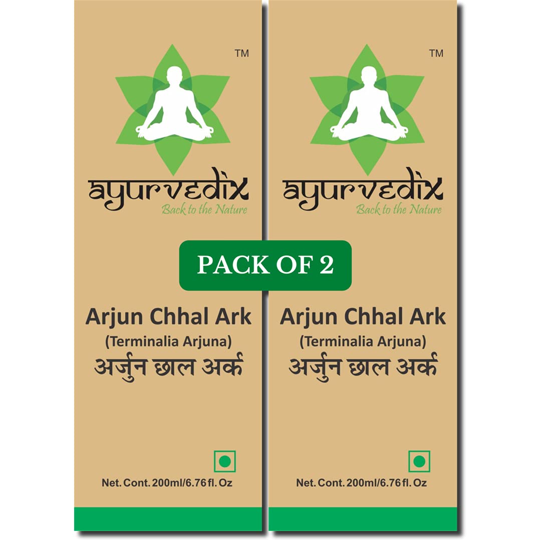 Ayurvedix Arjun Chhal Ark | Terminalia Arjuna Extract | Heart Health Support | Cholesterol Management | 100% Pure & Organic | 200ml Each Pack 0f 2 (B0979DD9X2) Amazon Price History, Amazon Price Tracker