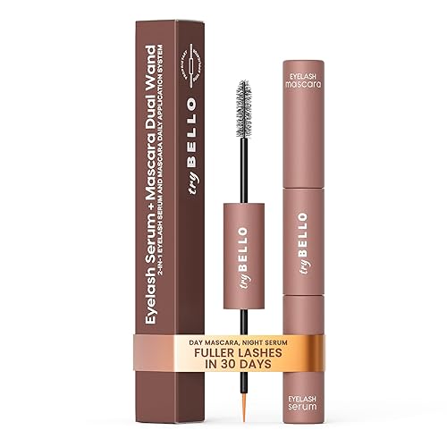 Trybello 2-in-1 Eyelash Growth Serum + Mascara Dual Wand |