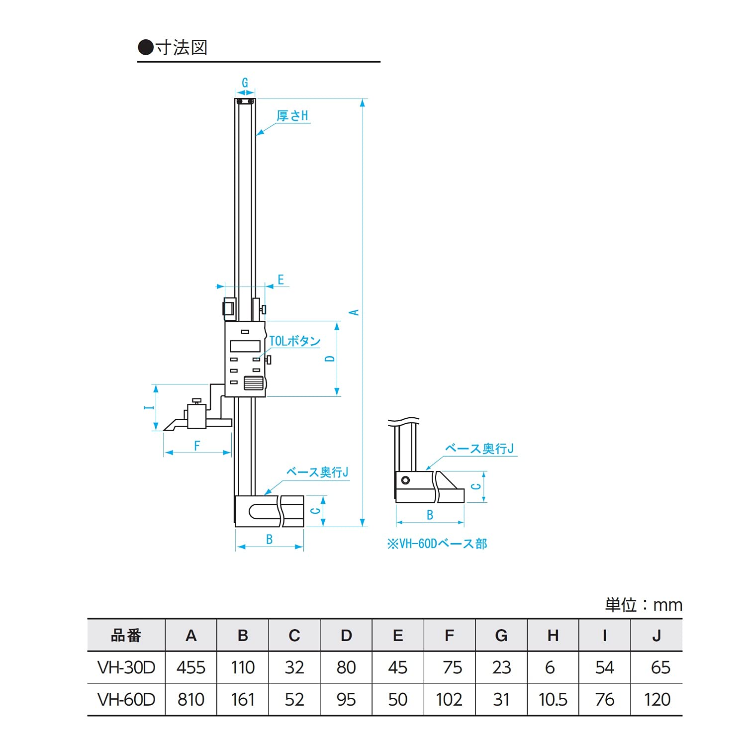 新潟精機 標準 ハイトゲージ VH-30 製品情報｜標準ハイトゲージ 300mm｜新潟精機株式会社｜新潟精機