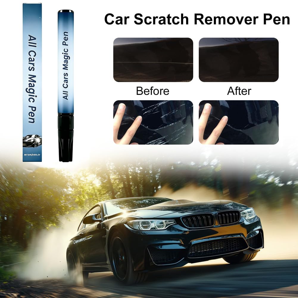 KARELLS All Cars Magic Pen – 2pcs Magischer Stift Zur Kratzerentfernung Im Auto,Schnelle Lösung Für Kratzer Und Lackschäden,Passt Für Alle Autofarben,Einfach Zu Verwenden