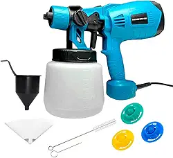 Pulverizadora Elétrica 110V Pistola De Pintura Com Alta Performance Spray Regulável Motor Potente Ideal Para Pintura Residencial Jardinagem Higienização E Uso Profissional