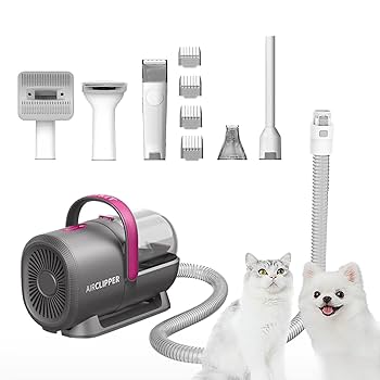 5 in ペット用バリカンセット グルーミングセット 1多機能ペット掃除機 Amazon.co.jp: PETKIT バリカン 犬猫用 5 in 1 多機能 ペット
