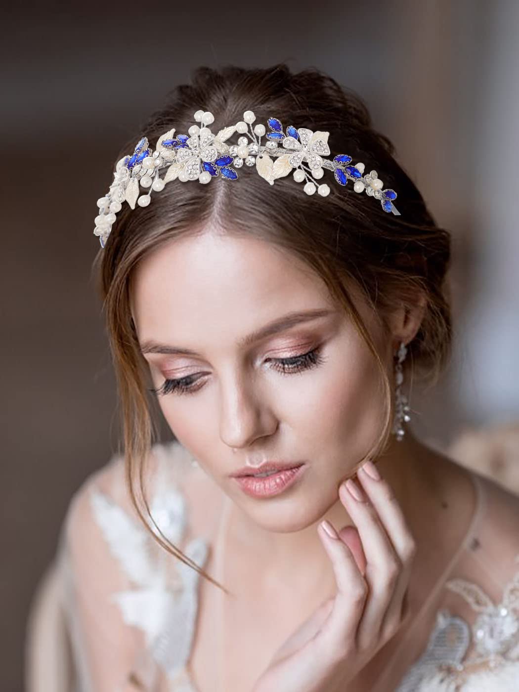 IYOU Cerchietto per capelli da Sposa Fiore fascia per capelli