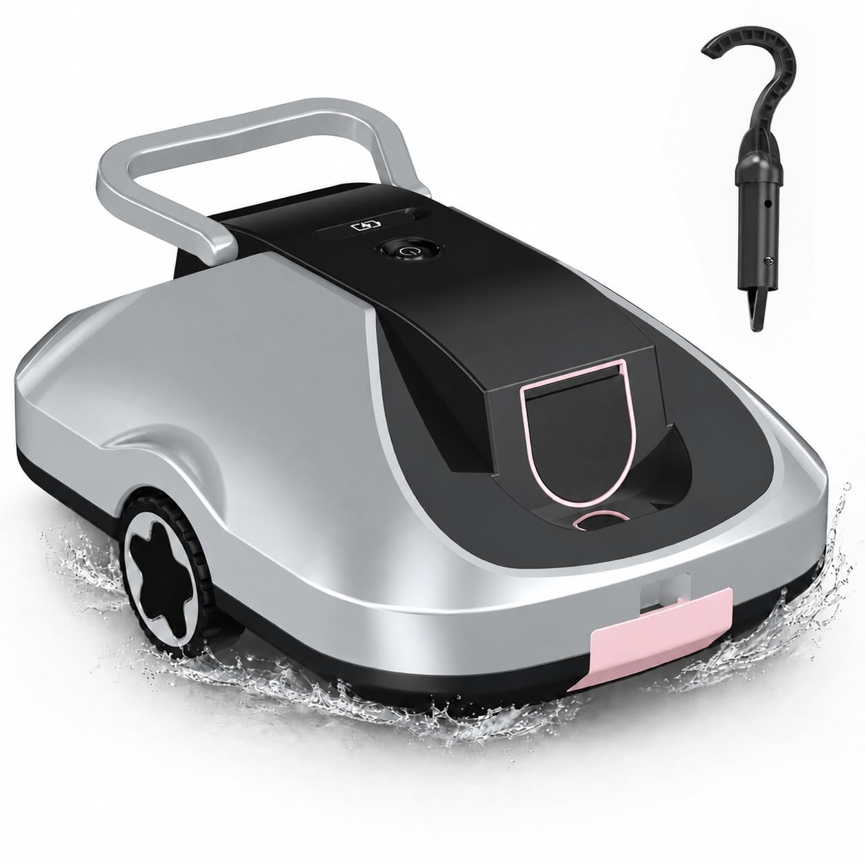 Photo 1 of 200mins Runtime Automatic Pool Vacuum Robot for Leaves & Dirt