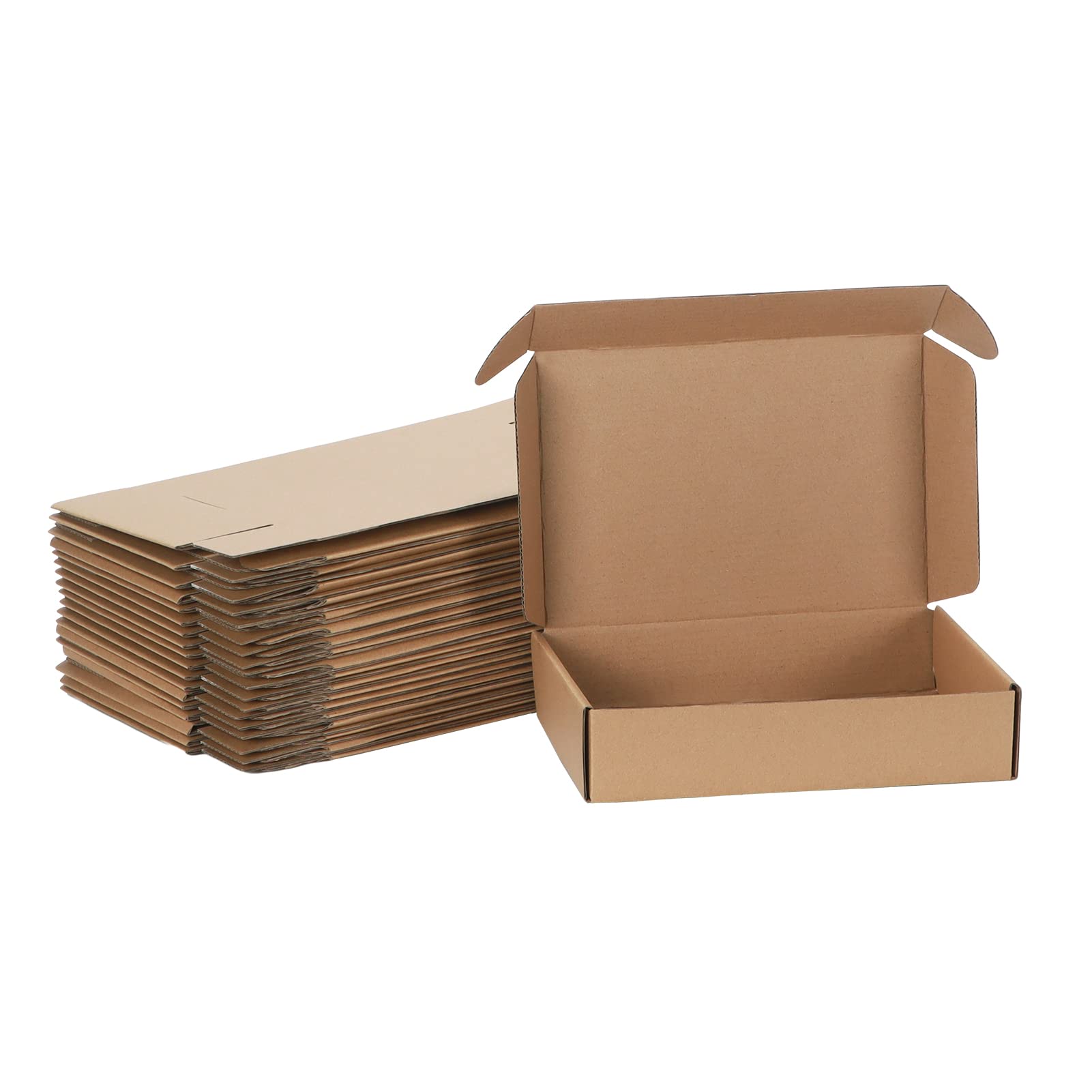 HORLIMER 20 Pack Shipping Boxes, 23 x 15.5 x 5 cm Corrugated Mailers