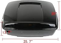 Vista 4 de TCMT King Caja de Maletero de Motocicleta para Harley Davidson Touring 2014-2025 Road King Glide Street Glide Electra Glide Pack