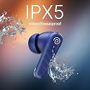 pTron Bassbuds Spark in-Ear TWS Earbuds with Stereo Sound, 40Hrs Playtime, Stereo Calls, Bluetooth V5.3 Headphones with Quick Pairing, Touch Control, Voice Assistant, Type C Charging & IPX5 (Blue) gallery image