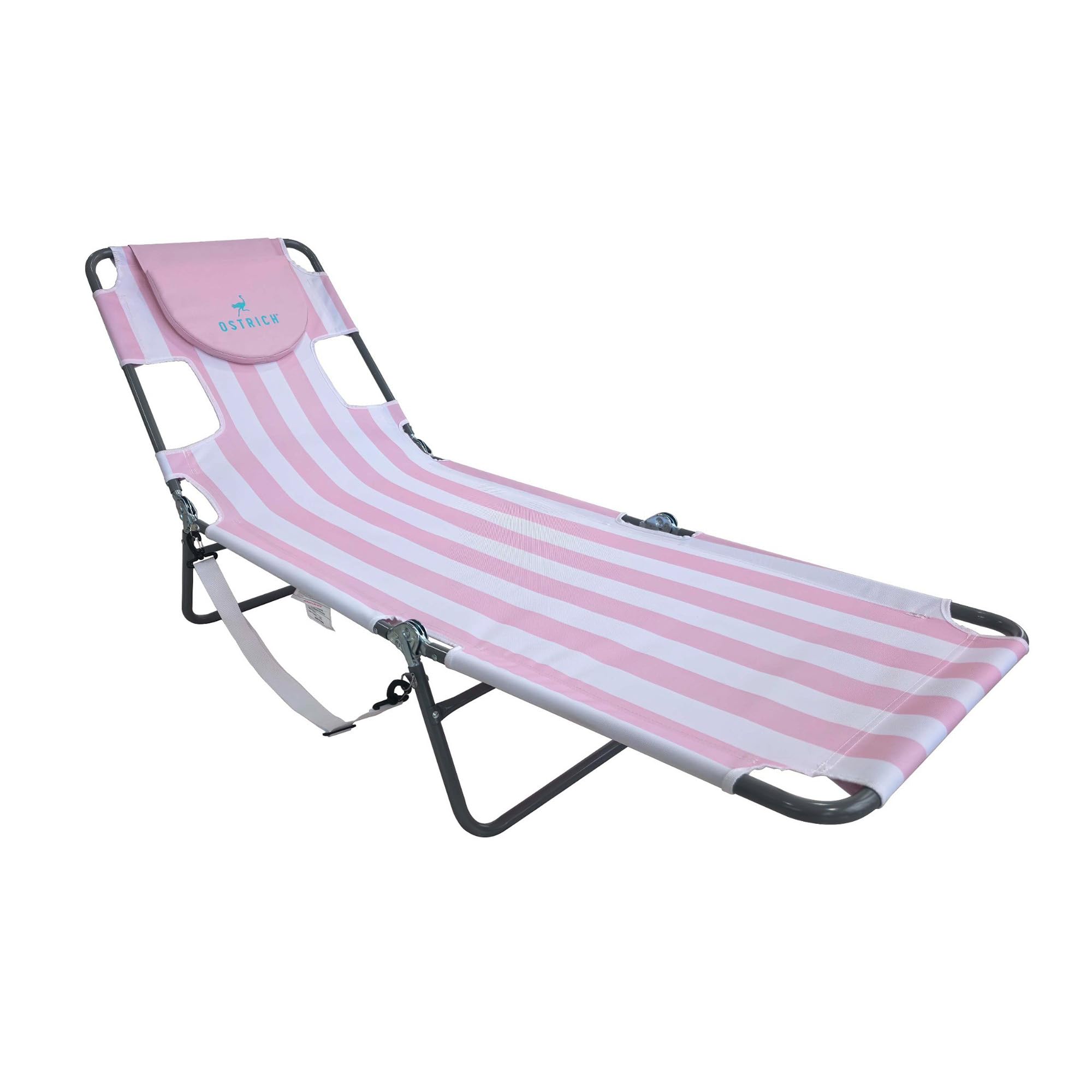 Ostrich The Original Chaise Lounge 72 x 22 Inch Portable Reclining Lounger