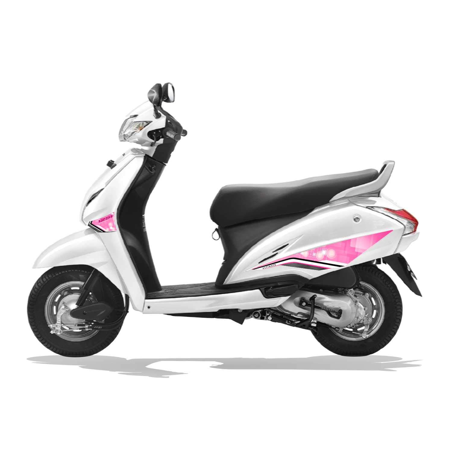 Piston Graphics Ultimate Series Scooty Stickers Kit for Activas in Pink :  Amazon.in: Car & Motorbike