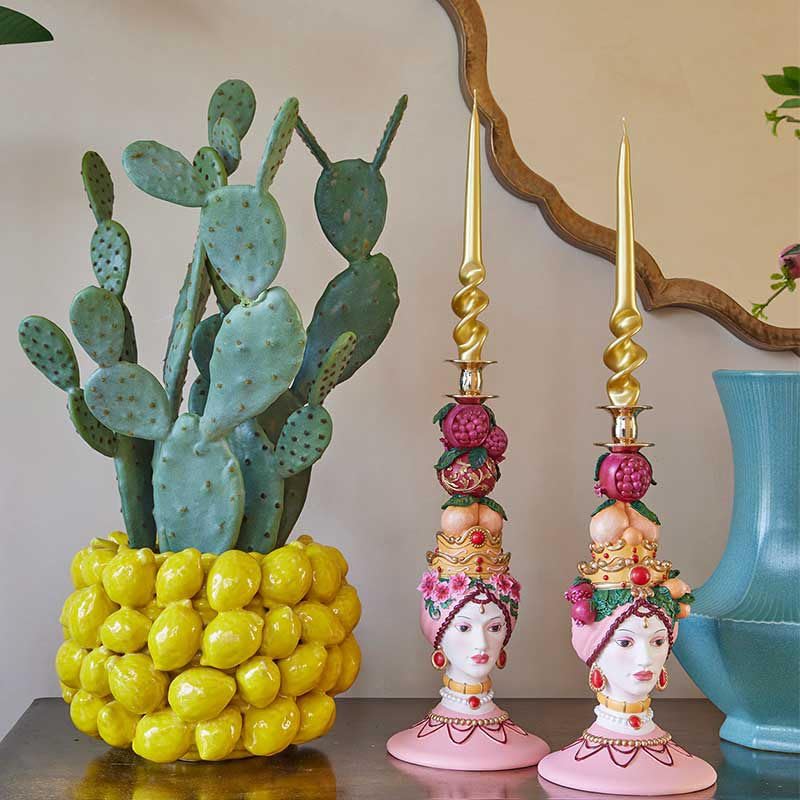 EDG Enzo De Gasperi Vaso Chakra Limoni Verde H22 D31cm – Le Gioie