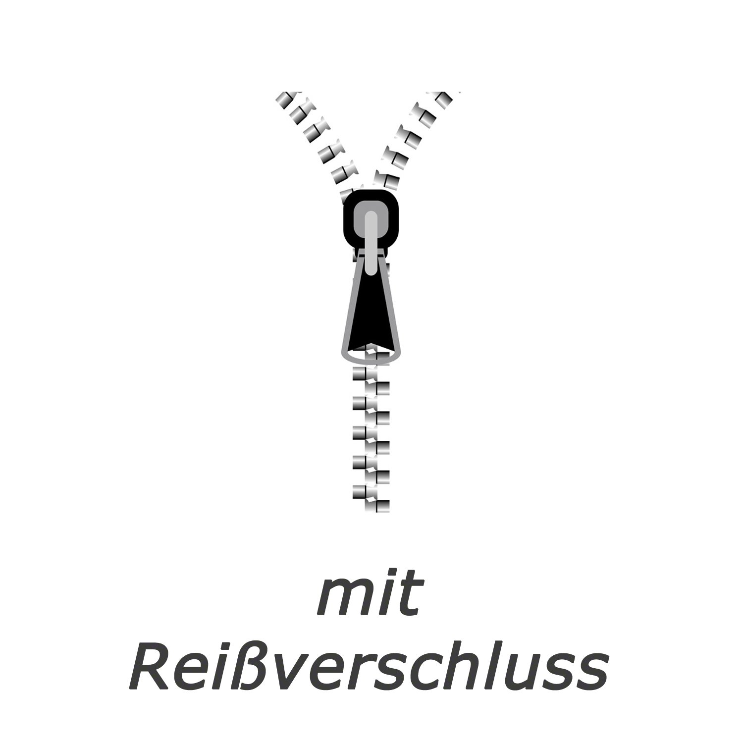Biber Bettwäsche 135x200 cm 4tlg. mit Reißverschluss Garnitur in Grau mit Streifen