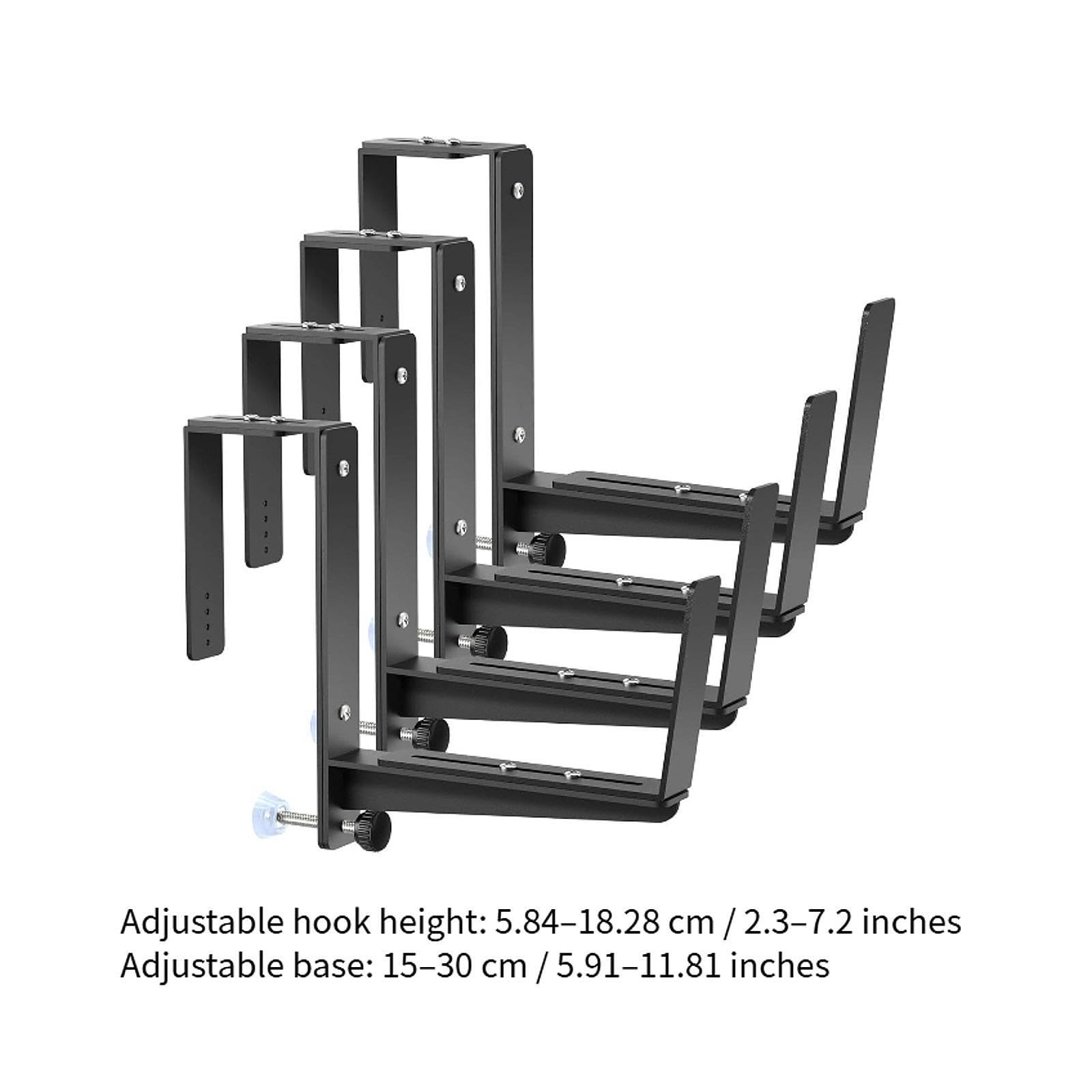 Sharplace Lot 4 Supports pour Pots Fleurs, jardinières suspendues pour Balcon ou Balcon.