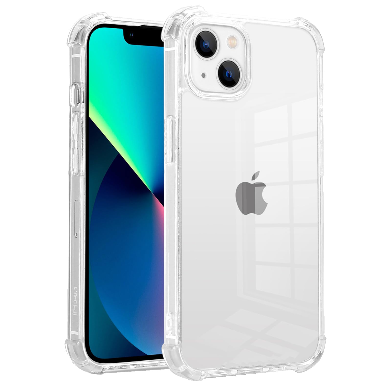 対応 iphone 15 用の保護ケース 対応 iphone 15 用のTPU素材製 スマホケース 透明 スリム ソフト薄型 耐衝撃 対応 アイフォン 15 用のカバー 全透明 四角を厚くする 指紋防止 PCduoduo