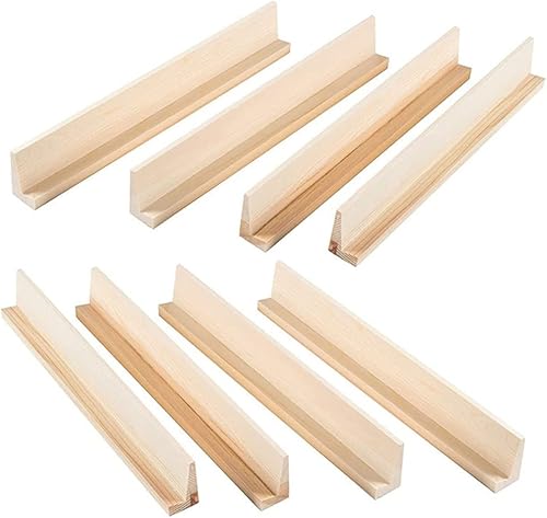 Hohopeti 8 unids Mini Accesorios Juego de Dominó Bandejas de Madera Soporte de Domino Bases de Domino de Escritorio Soportes de Domino Accesorios de