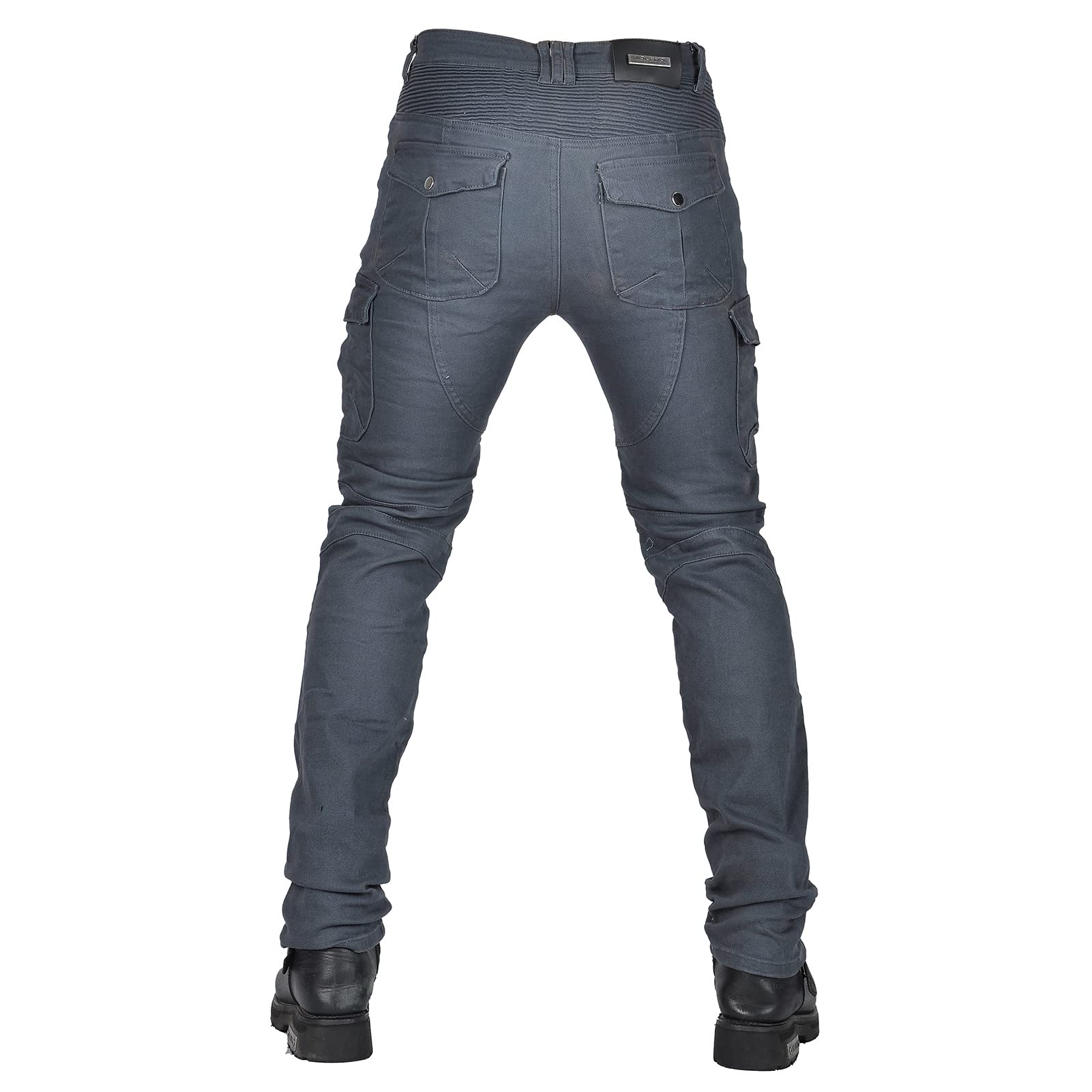 Uomo Moto Biker Jeans, Uomo Pantaloni da Moto Biker Jeans Protezione Motorcycle Pantaloni Rinforzato Slim Fit Armature Pants
