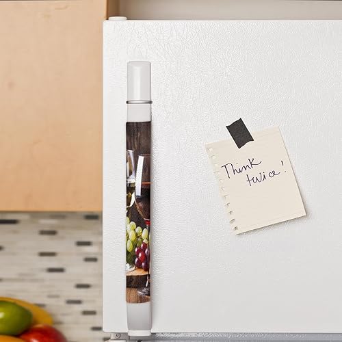 Miniatura 4 de DXTKWL Red Wine Glass Grapes Refrigerator Door Handle Covers Set of 2 Kitchen Appliance Handle Covers Protector for Fridge Microwave Stove Oven