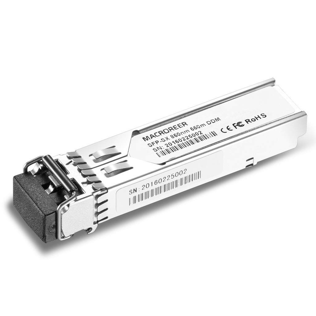 Macroreer for Ubiquiti Gigabit SFP Module, 1000BASE-SX, Multi-Mode, Mini-GBIC, 850nm, 550-meter