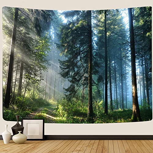 Llamazing Forest Tapestry Home Decor Landscape Tapestry Living Room Bedroom Decoration Tapestry Magic Tapestry Curtain thumb #3