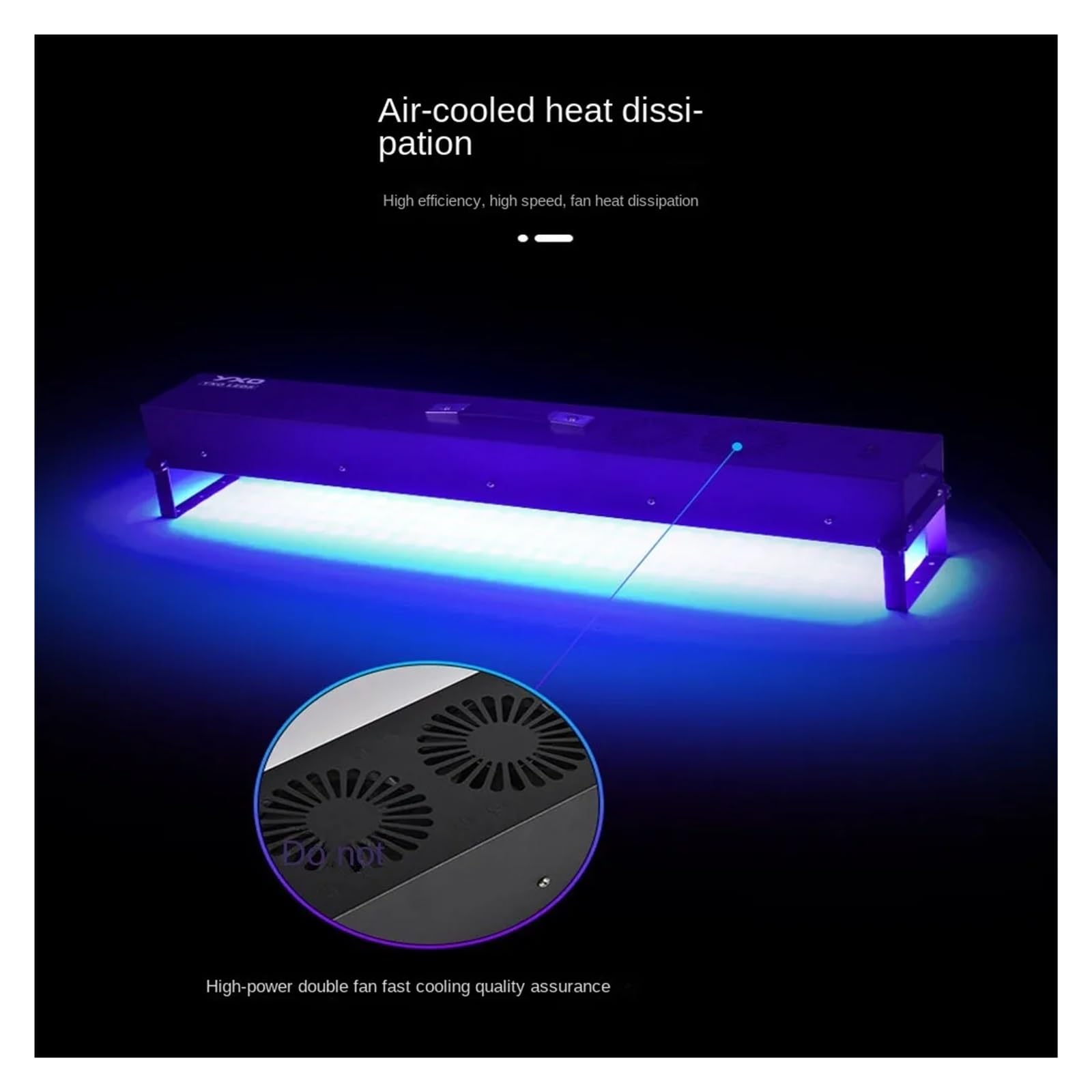 Lampe de polymérisation de résine UV 1000W 2000W Lampe de polymérisation LED 405nm 365nm 395nm Colle sans ombre Résine adhésive Soudure Huile verte Impression 3D PCB Board OCA Haute énergie, largement
