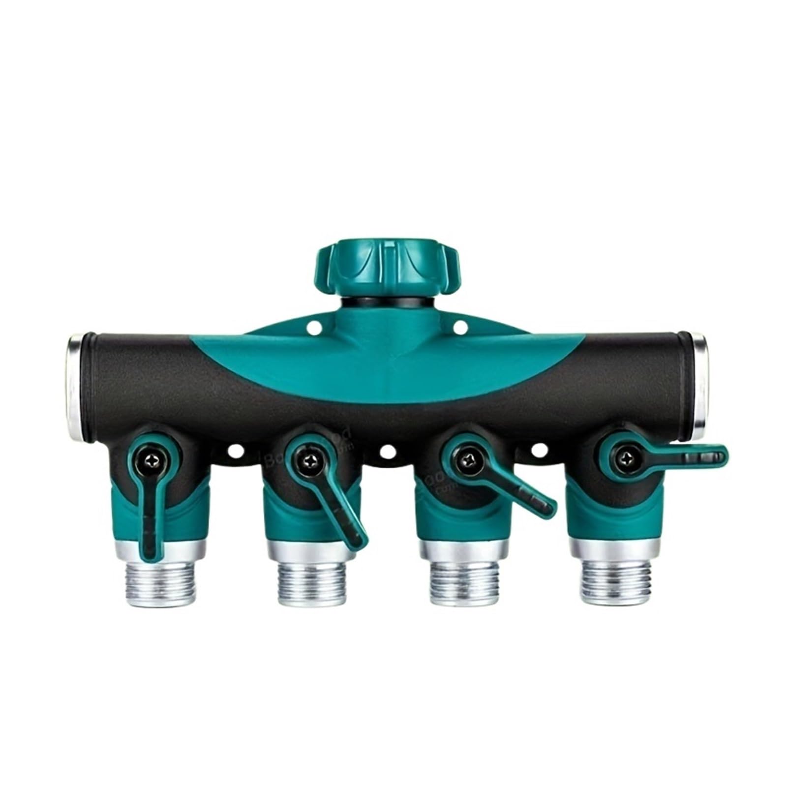 1 pz, regolatore di distribuzione acqua a valvole unidirezionali in lega zinco for irrigazione del prato da giardino, rubinetto for tubi giunzione, piante(One Pass Four Shunt)