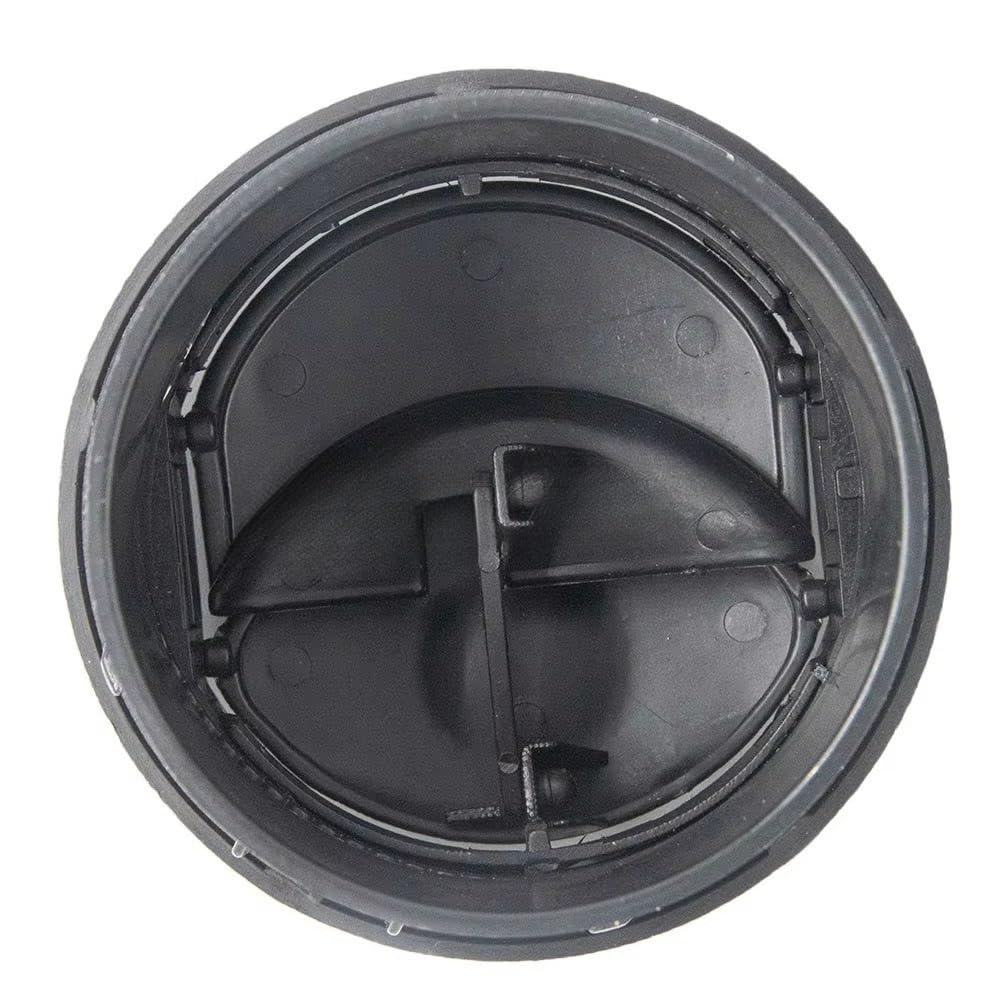 Nisza Bocchette Aria condizionata Auto 4 Pezzi Copertura Bocchetta Aria cruscotto Interna per Dacia per Logan per Sandero per Master 3 per Opel 687606360R 8200212480 8200464605 Nero/Cromo