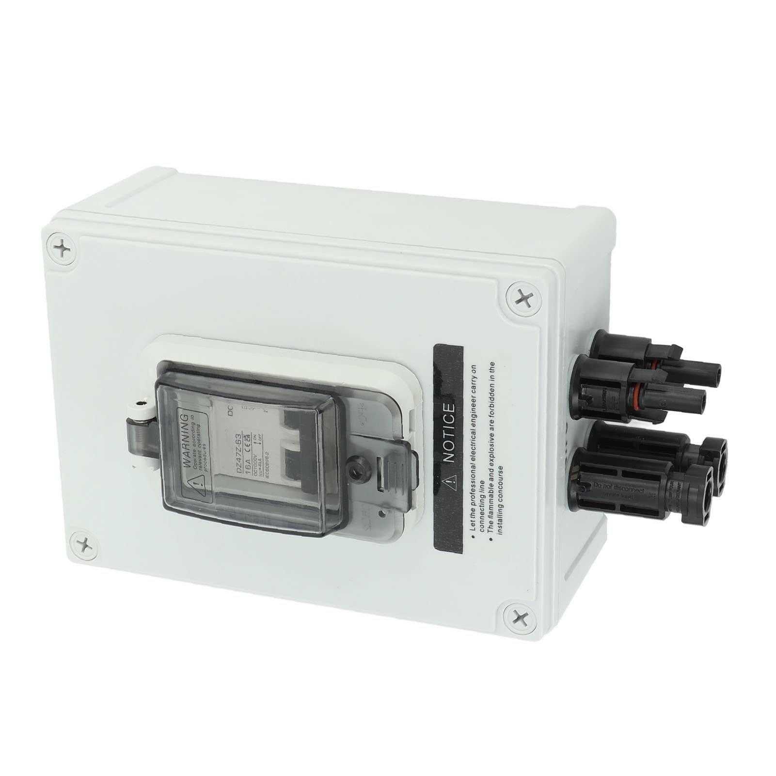 Scatola interruttore miniaturizzato da 40 A AC DC 2P Sezionatore solare non polarizzato, protezione elettrica impermeabile IP67 per sistemi fotovoltaici e applicazioni di