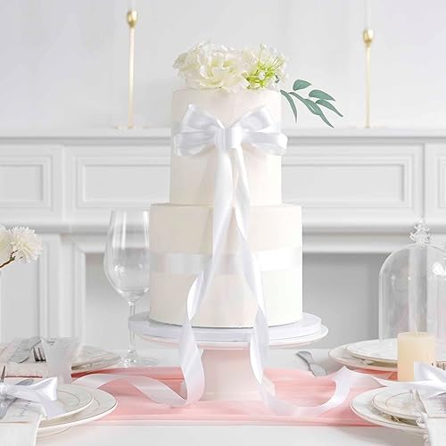 Vista 255 de MEEDEE Orange Satin Ribbon - 1.5 inch Double Faced Satin Ribbon, 50 Yards - Neon Tangerine - For Christmas, Thanksgiving, Halloween, Weddings