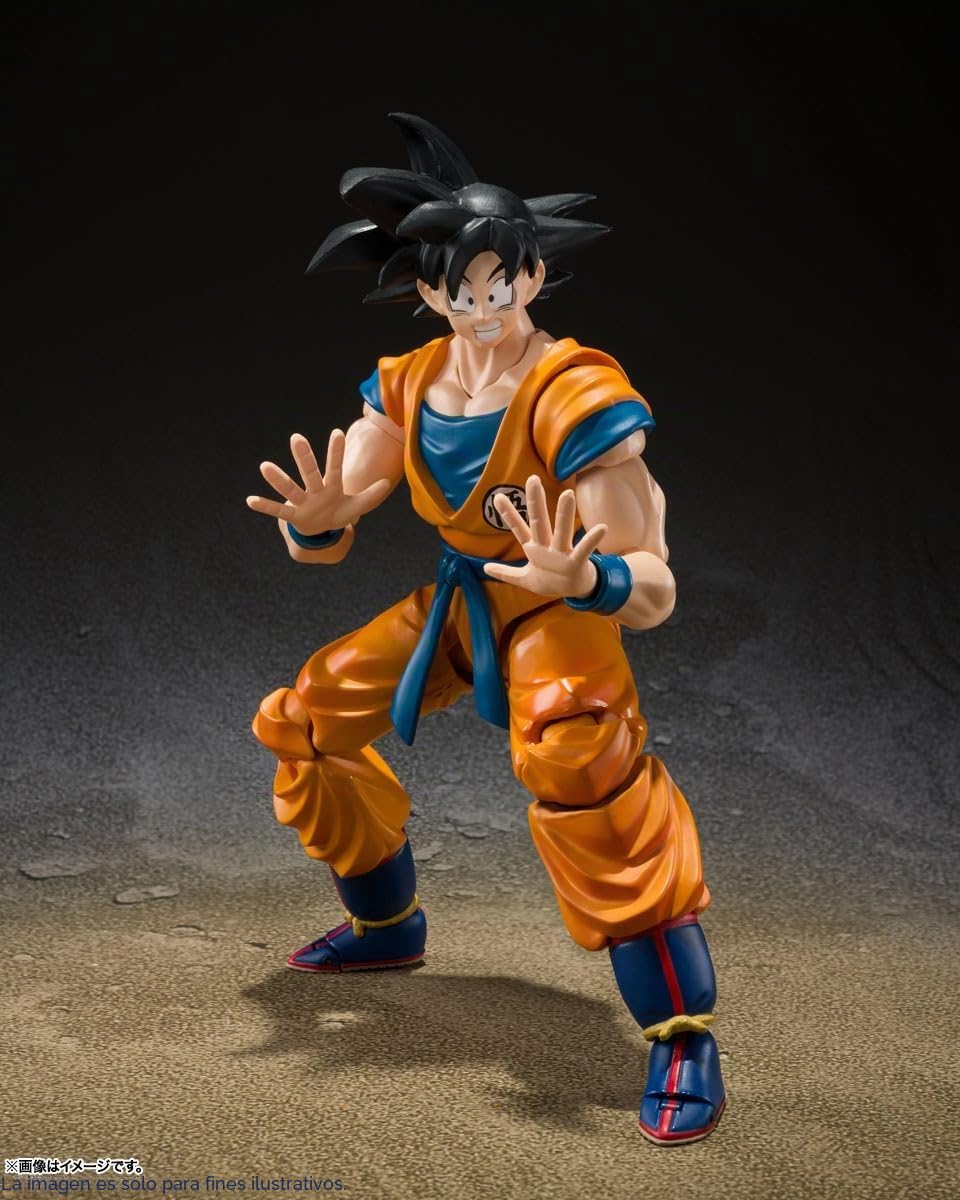 BANDAI SPIRITS(バンダイ スピリッツ) S.H. Figuarts Dragon Ball Super Son Goku Super Hero Figura de acción prepintada