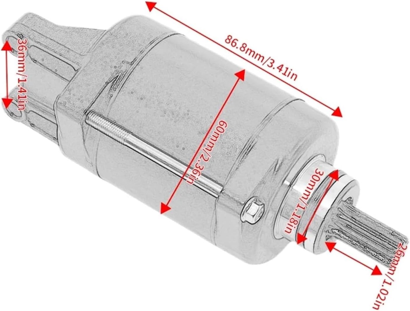 バイク用セルモーター 用 カワサキ ZX1000 用 ニンジャ ZX-10R 2010