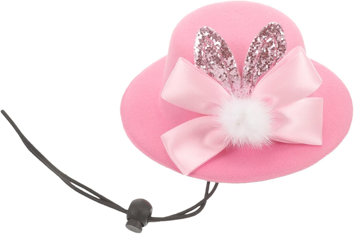 BESPORTBLE Easter Bonnet Pet Hat, Cute Costume Pet Bunny Rabbit Ear Hat Dog Sunhat Bowknot Fascinator Cap