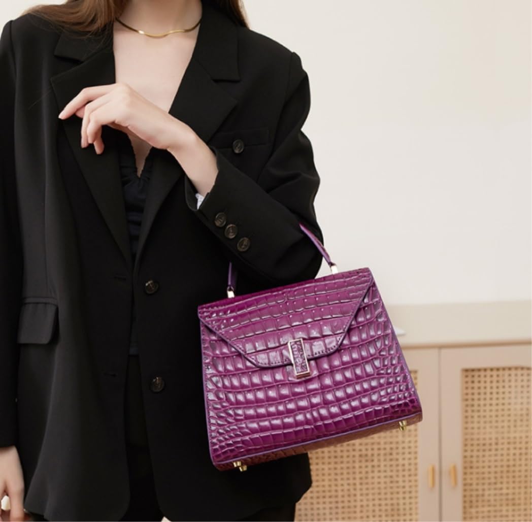 Bolso de Mano Bolso De Mujer Vintage Hombro Ajustable Bolsos Dama Bolsos Mujer(A)