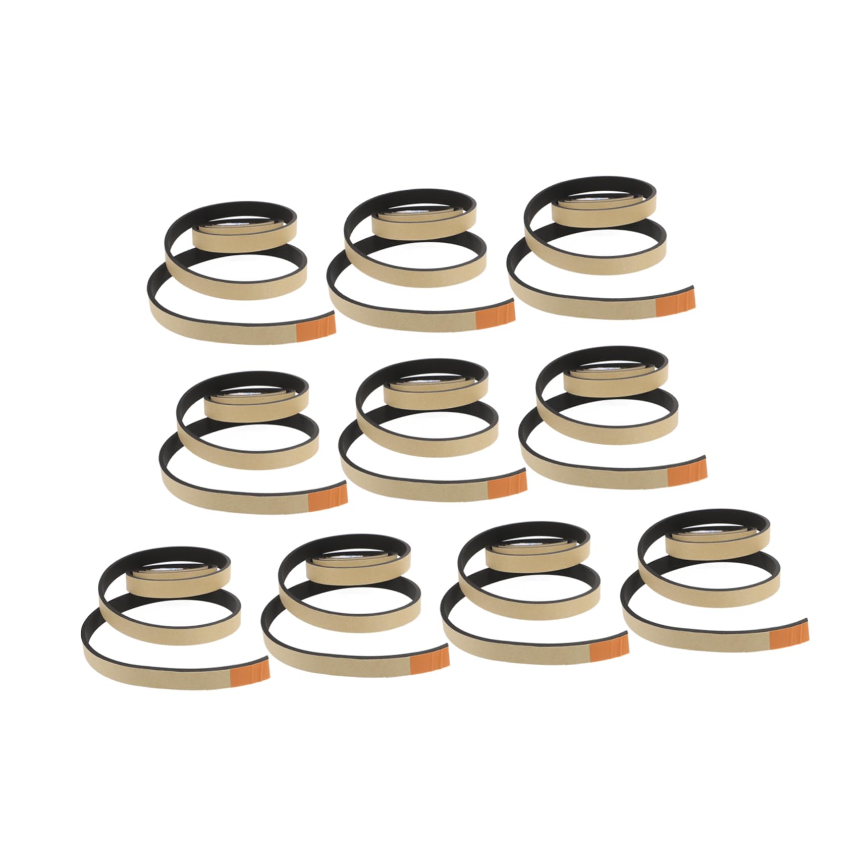 Alipis 10 Pack Anti-Slip Sealing Tape Adhesive Foam Tape for Doors Windows Tables Chairs Soundproof Insulation Strips