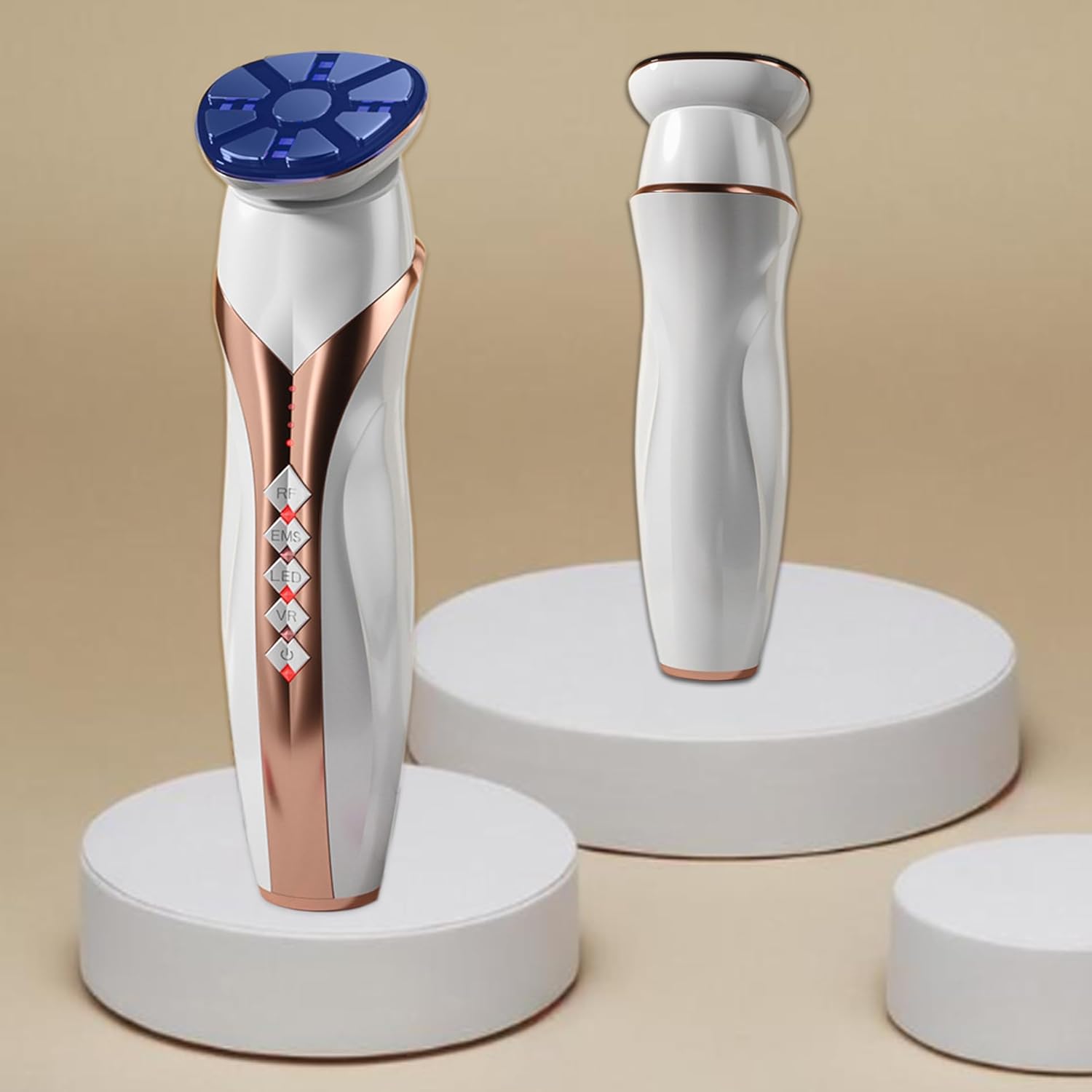 Oplaadbare Cosmetische Massageapparaat Rf_ems Hoge Frequentie 1MHz BioLight 5 Kleuren Blauw Groen Licht Rood Licht Voor Lichaam Gezicht Rimpel Behandeling Huidverjonging Huidreiniging
