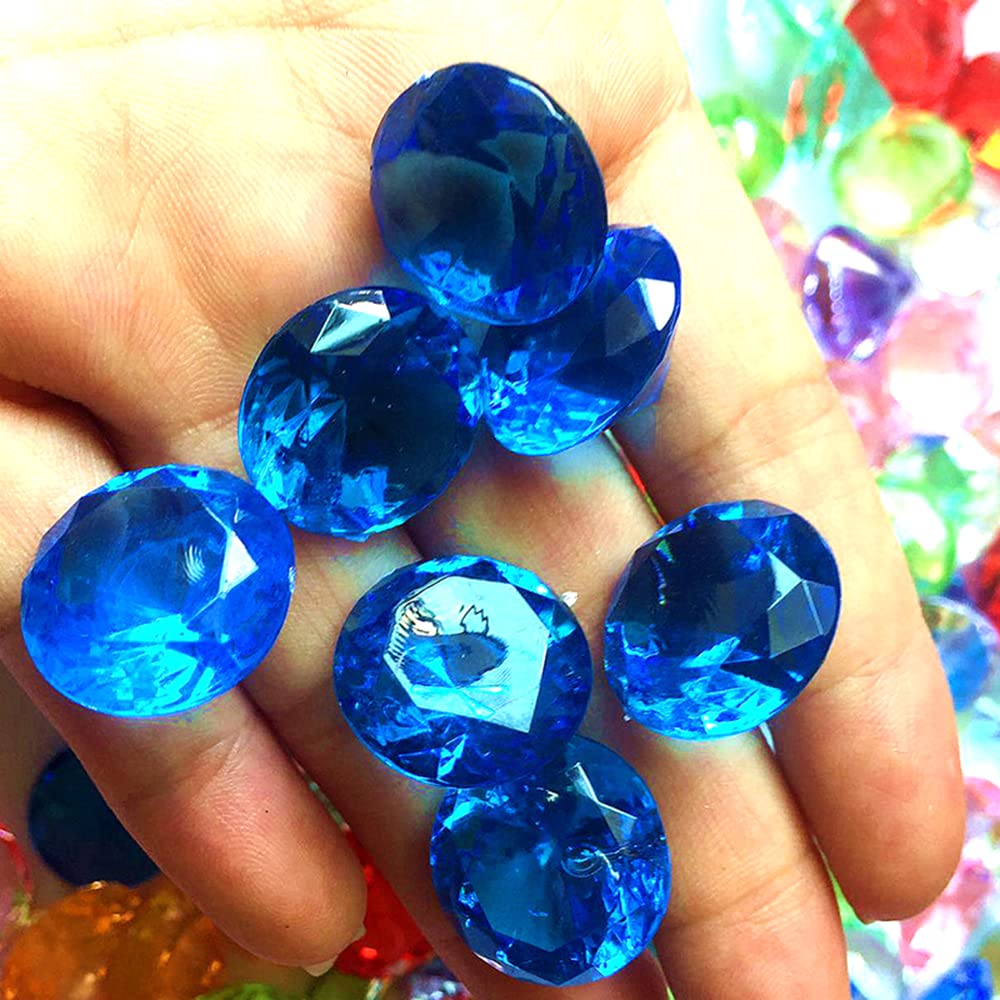 300 Gemme Decorative Acriliche Colorate - Pietre Per Decorazioni Feste, Acquari, Bonsai - Foto 8