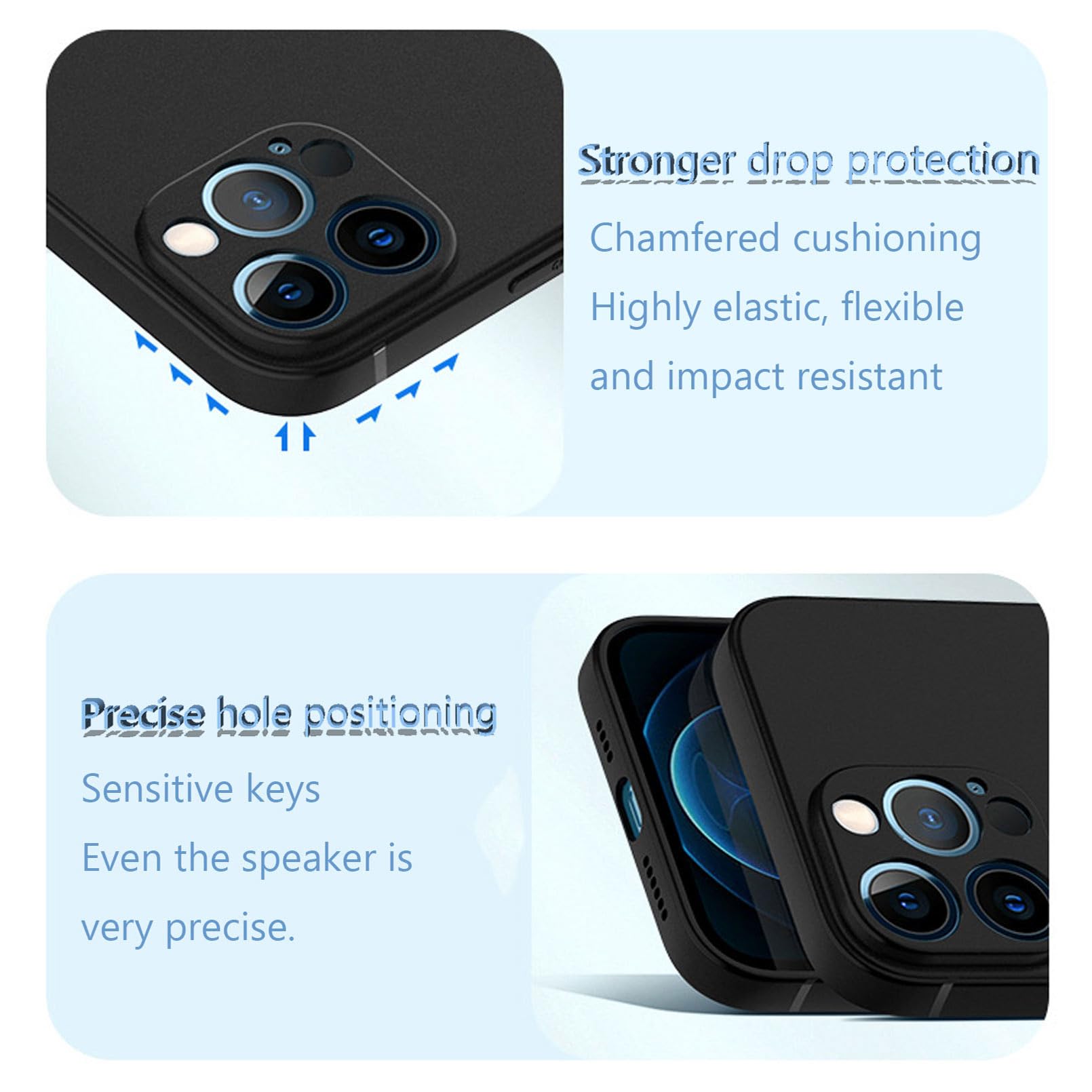 Amazon.com: YQINHHME Black Case for Blackview Oscal Tiger 12 (6.78