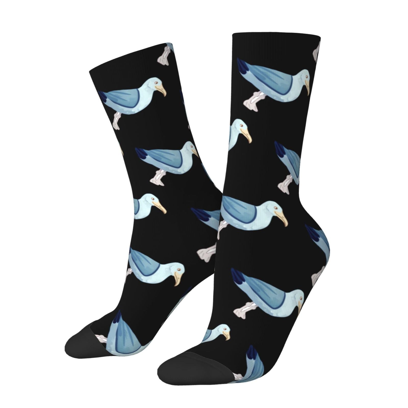 Kwqdozf Unisex As Pic Seagull Socks Funny Novelty Crew Socks Gift For Men Women Teen