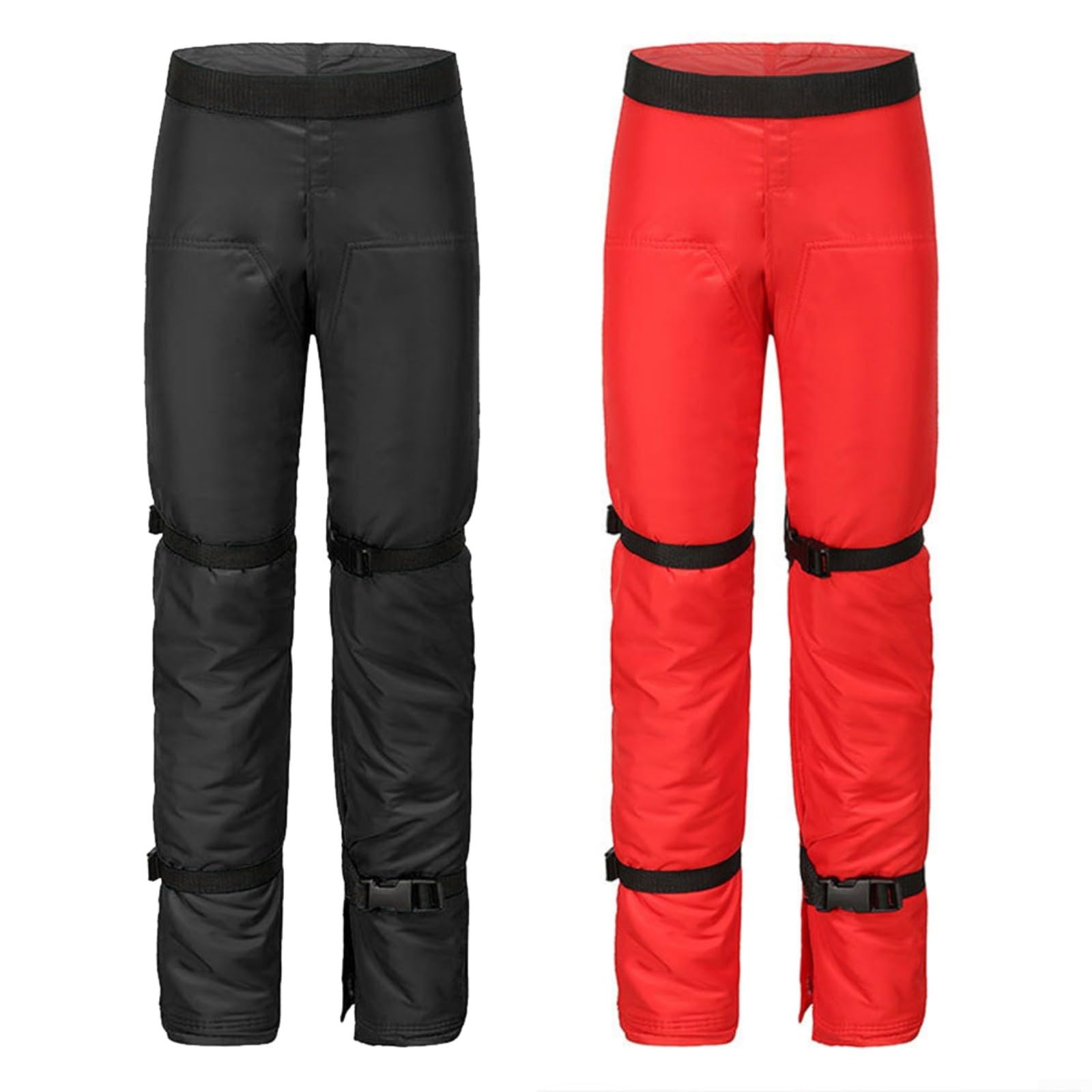 Delantal protector para motosierra, poliéster 1000D, seguridad con cinturón ajustable, para hombres y mujeres, trabajo de tala, color negro