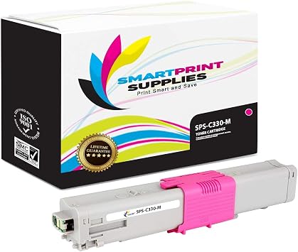 C330 Magenta Oki 44469720 Compatible Toner Cartridge Replacement for Okidata C510 C511 C530 C531, MC561 M562 Printers 5,000 Pages