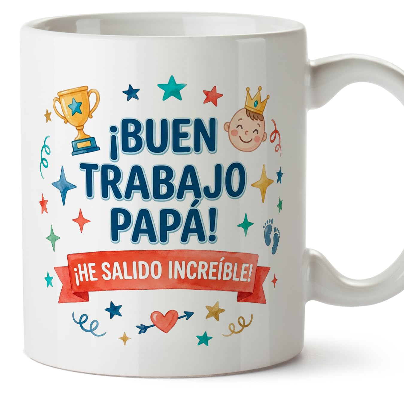 MUGFFINS Taza mamá con frase Para el mundo eres una madre pero para la familia eres el mundo en Español | regalo madre | 330 Ml 11 oz | Idea original para regalar | progenitores v1 — view 57