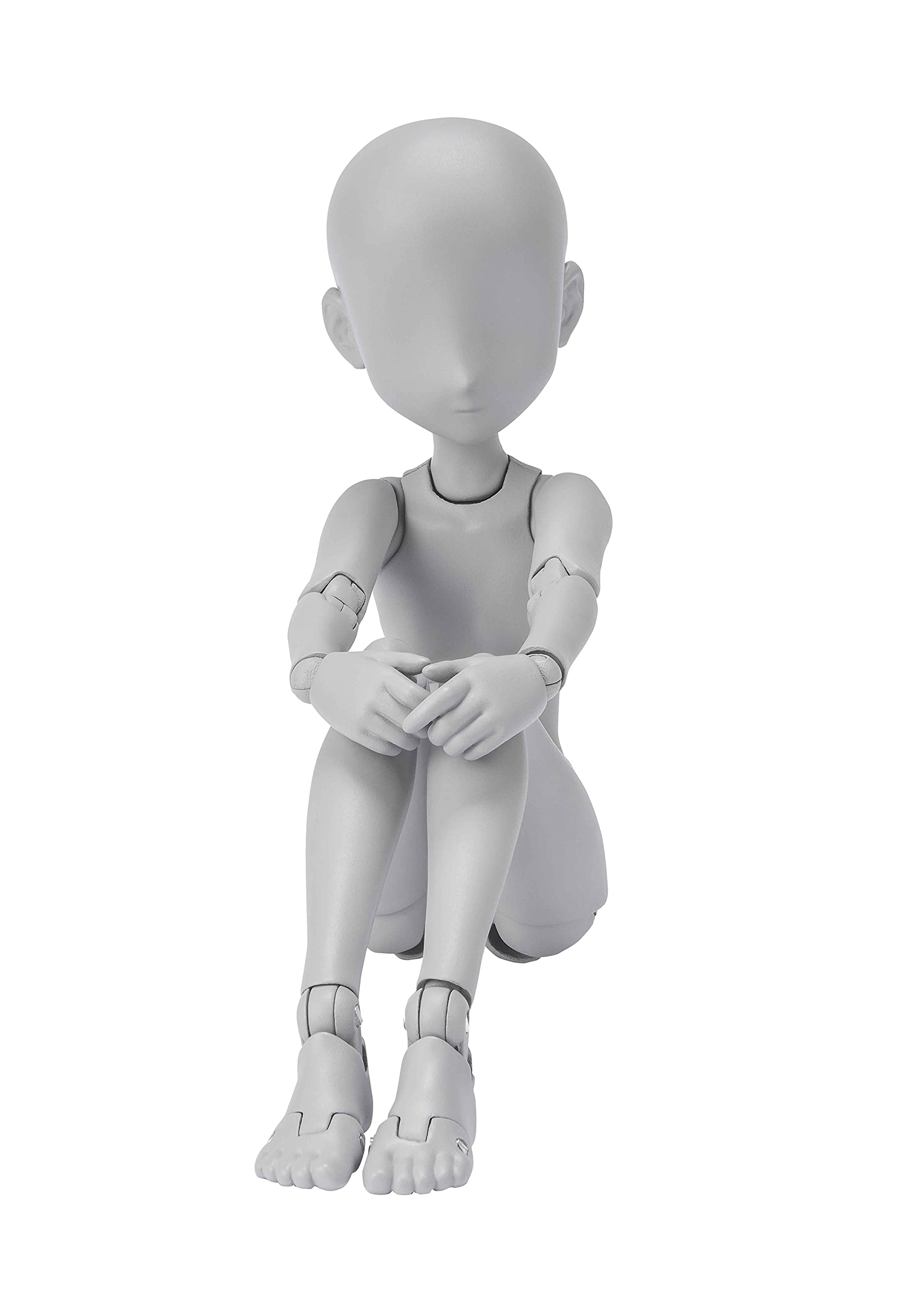 TAMASHII NATIONS - Body Kun Ken Sugimori Edition DX Set (Gray Color Version), Bandai Spirits S.H.Figuarts Action Figure