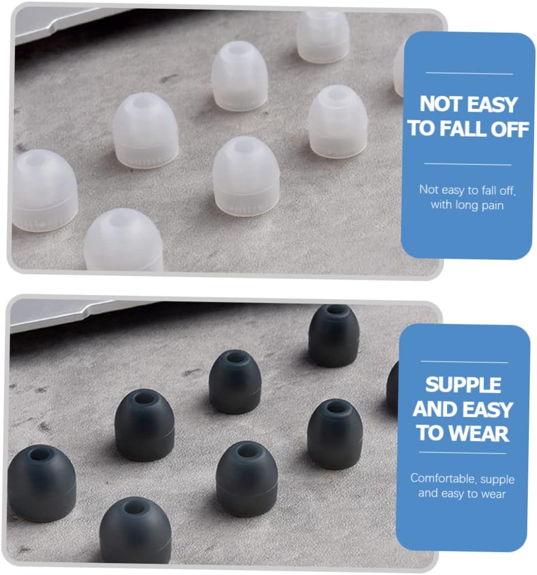Sosoport 40pairs Eartip for Wf- Wi- Cn Replacement Earbuds Comfortable Silicone Tips Sport Earbuds Accessory