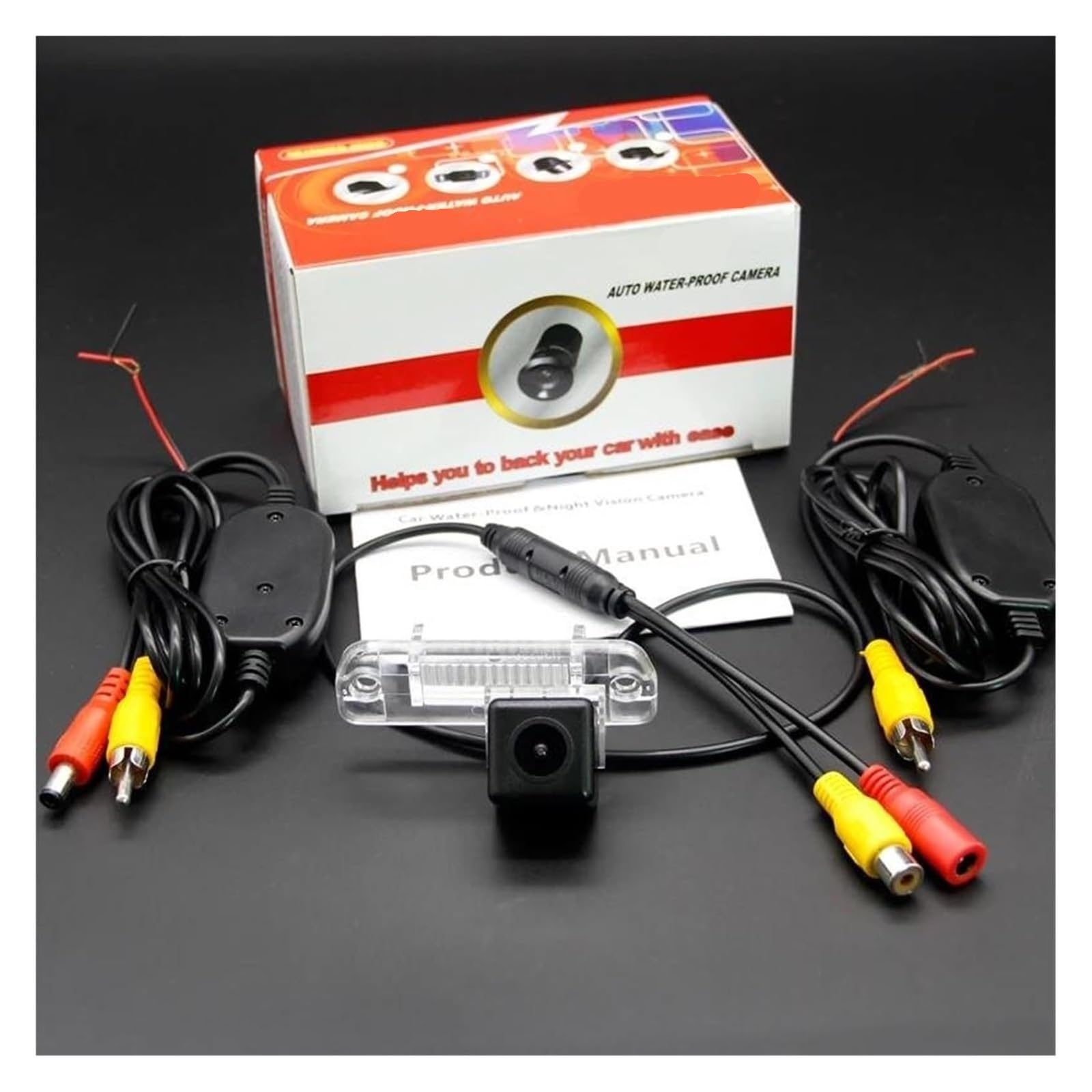 Cámara Aparcamiento Trasera Cámara Visión Trasera Aparcamiento para Benz R GLS CLS SLK Clase W220 W203 W211 W219 R171 AHD CVBS Impermeable Inalámbrica(Wireless Set)