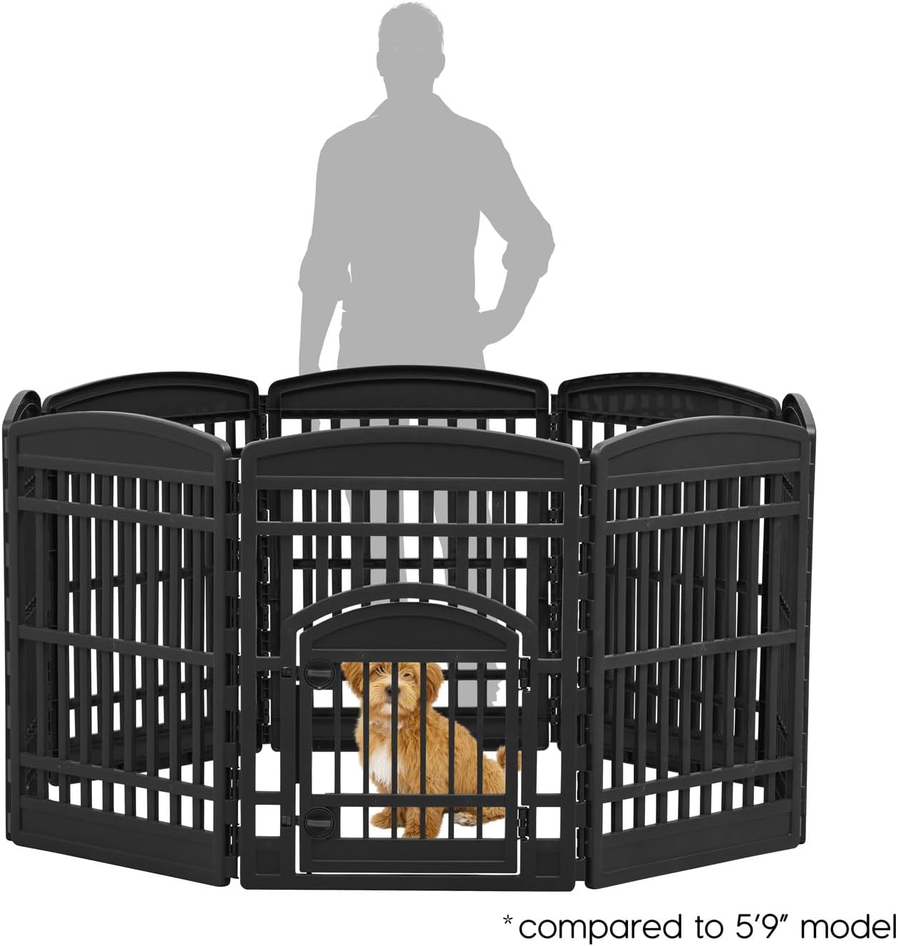 Secure Playtime: Review of the IRIS USA 34" Dog Playpen