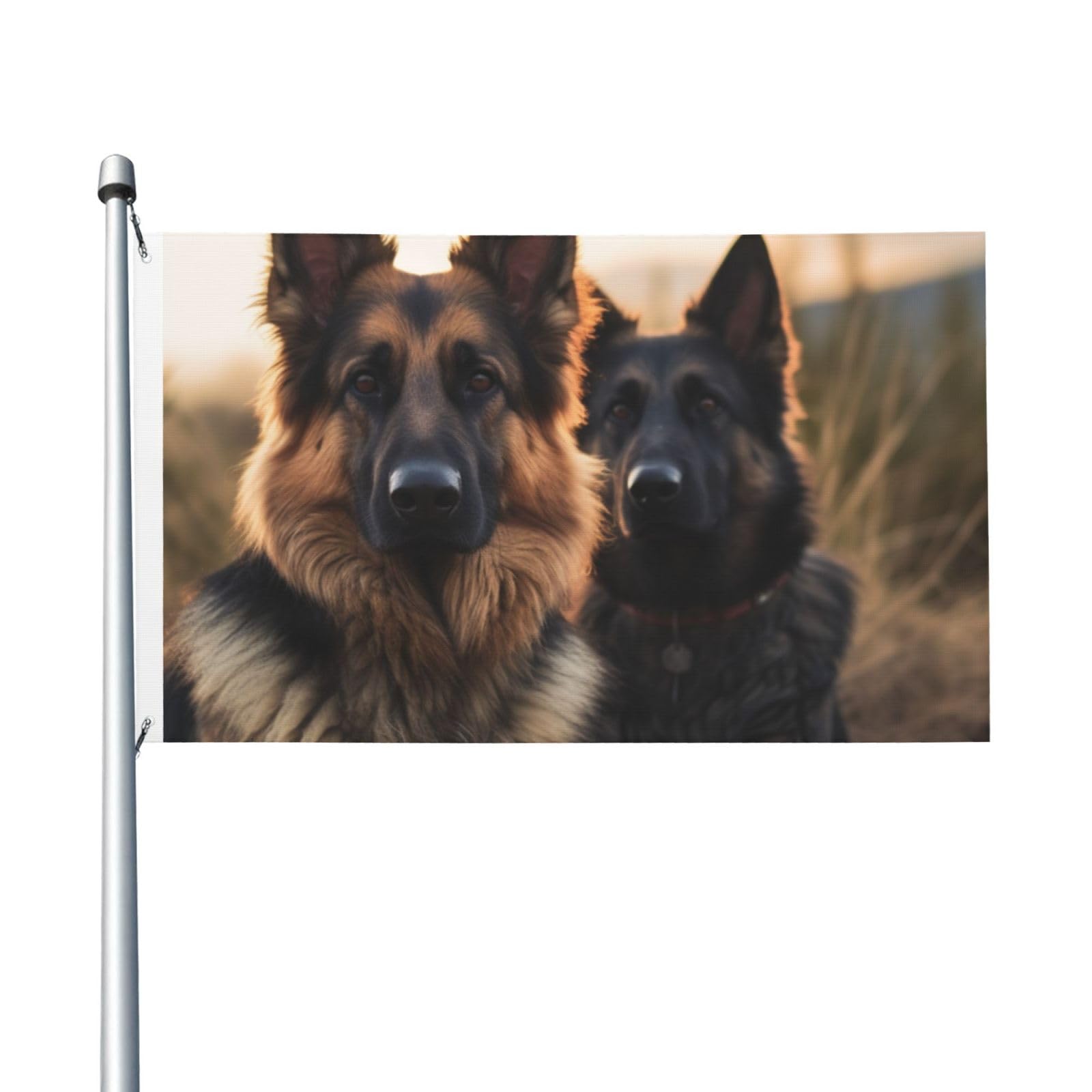Animal german shepherd Flag 3x5 FT Outdoor Garden Flag Double Sided Holiday Flag with Grommets Seasons Flag Yard Flags for Outside House Garden Decorations Holiday Banner Sign